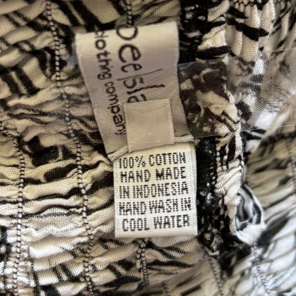 Tybee Island Women's Sundress Size S/M Black & White Side Pockets - Picture 8 of 8